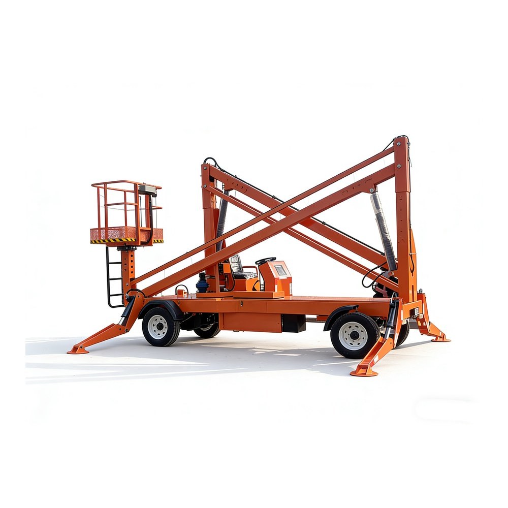 Trailer-Mounted Boom Lift